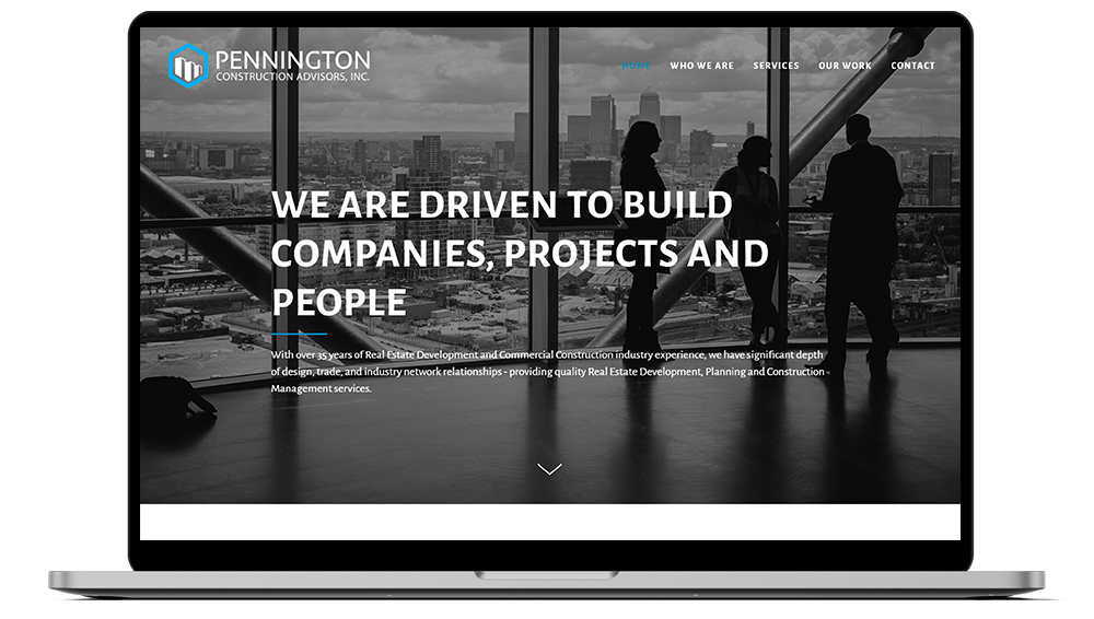 Pennco Inc Homepage Design